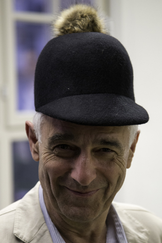 Markus Nyikos at the hat museum